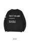 PO���롼 DOUBLEKNIT SEPARATE GRAPHIC CREW BLACK SY32 by SWEET YEARS �����磻�����ƥ����ȥ��Х����������ȥ��䡼��
