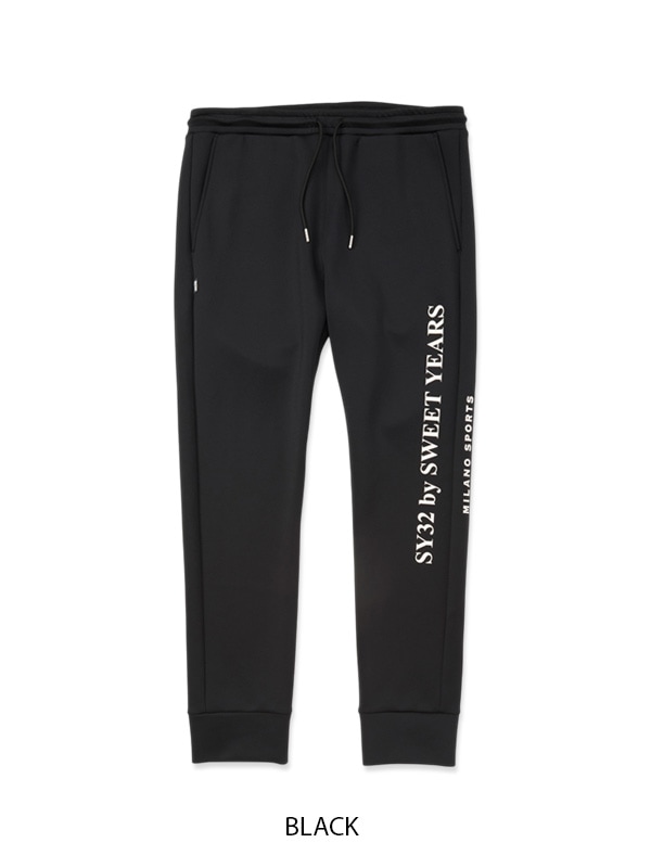 10%OFF ���祬���ѥ�� DOUBLEKNIT SKINNY SWEAT PANTS BLACK SY32 by SWEET YEARS �����磻�����ƥ����ȥ��Х����������ȥ��䡼��