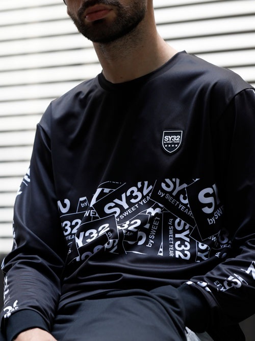 SY32 by SWEET YEARSEXCHANGE L/S TEEBLACK