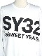 30%OFF SY32 by SWEET YEARS��BIG LOGO L/S TEE��WHITE��BLACK