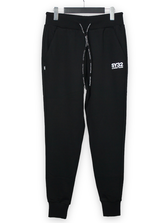�������åȥѥ�� BACK BIG LOGO SWEAT PANTS BLACK��WHITE SY32 by SWEET YEARS �����磻�����ƥ����ȥ��Х����������ȥ��䡼��