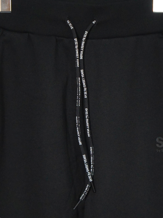 �������åȥѥ�� BACK BIG LOGO SWEAT PANTS BLACK��WHITE SY32 by SWEET YEARS �����磻�����ƥ����ȥ��Х����������ȥ��䡼��