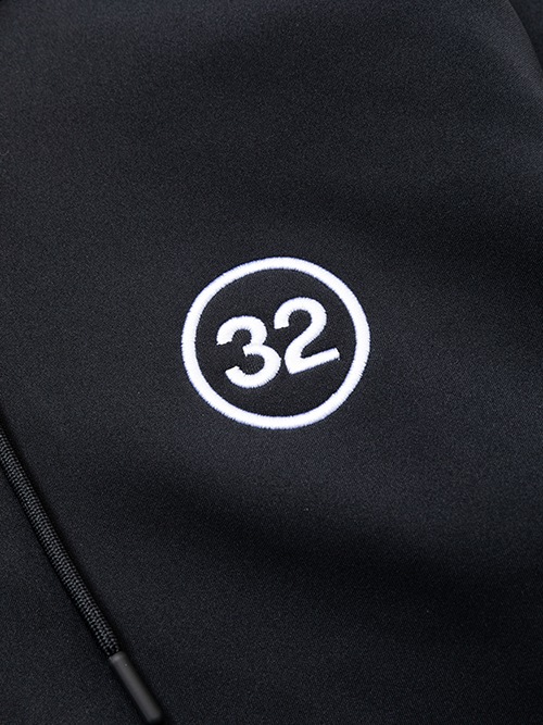 ZIP�ա��ǥ��� DOUBLE KNIT EMBROIDERY LOGO ZIP HOODIE BLACK SY32 by SWEET YEARS �����磻�����ƥ��ȥ��Х����������ȥ��䡼��