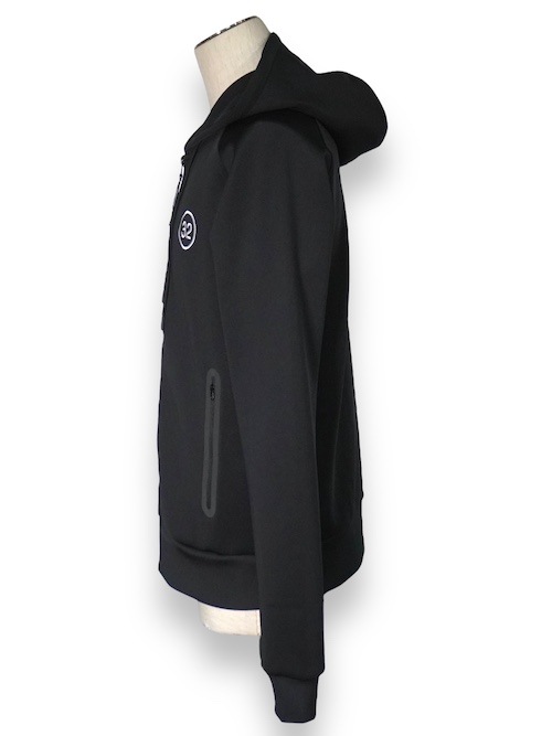 ZIP�ա��ǥ��� DOUBLE KNIT EMBROIDERY LOGO ZIP HOODIE BLACK SY32 by SWEET YEARS �����磻�����ƥ��ȥ��Х����������ȥ��䡼��