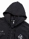 ZIP�ա��ǥ��� DOUBLE KNIT EMBROIDERY LOGO ZIP HOODIE BLACK SY32 by SWEET YEARS �����磻�����ƥ��ȥ��Х����������ȥ��䡼��