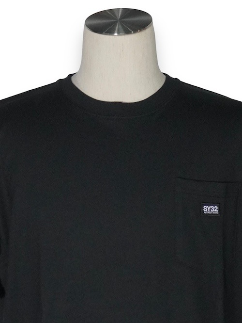 30%OFF T����� SEMICIRCLE LOGO POCKET TEE BLACK��BLACK SY32 by SWEET YEARS �����磻�����ƥ��ȥ��Х����������ȥ��䡼��