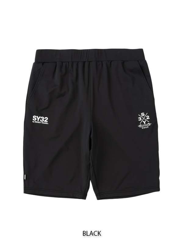硼ȥѥ RUSH GUARD SHORT PANTS CURSIVE BLACK SY32 by SWEET YEARS 磻ƥȥХȥ䡼