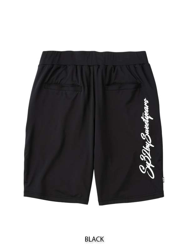 硼ȥѥ RUSH GUARD SHORT PANTS CURSIVE BLACK SY32 by SWEET YEARS 磻ƥȥХȥ䡼