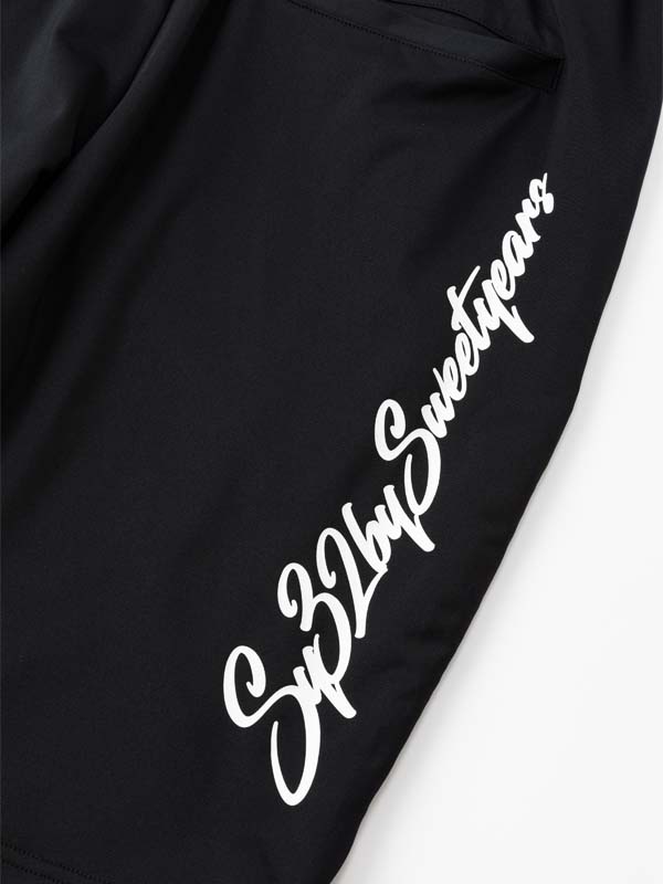 硼ȥѥ RUSH GUARD SHORT PANTS CURSIVE BLACK SY32 by SWEET YEARS 磻ƥȥХȥ䡼