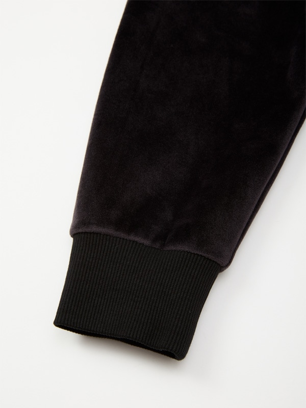 ZIP�ա��ǥ��� VELOUR 3 LAYER ZIP HOODIE BLACK SY32 by SWEET YEARS �����磻�����ƥ��ȥ��Х����������ȥ��䡼��