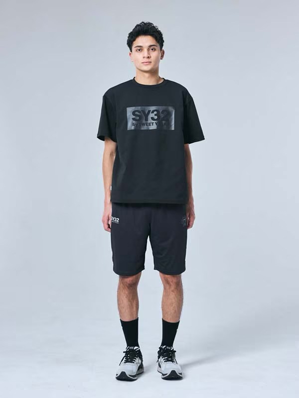 T����� BOX LOGO TEE BLACK��BLACK SY32 by SWEET YEARS �����磻�����ƥ��ȥ��Х����������ȥ��䡼��
