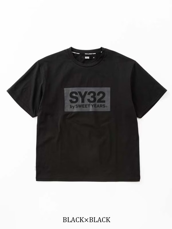 T����� BOX LOGO TEE BLACK��BLACK SY32 by SWEET YEARS �����磻�����ƥ��ȥ��Х����������ȥ��䡼��