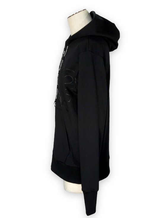 SY32 by SWEET YEARS��SLASH BIG LOGO ZIP HOODIE��BLACK��BLACK