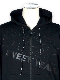 SY32 by SWEET YEARS��SLASH BIG LOGO ZIP HOODIE��BLACK��BLACK