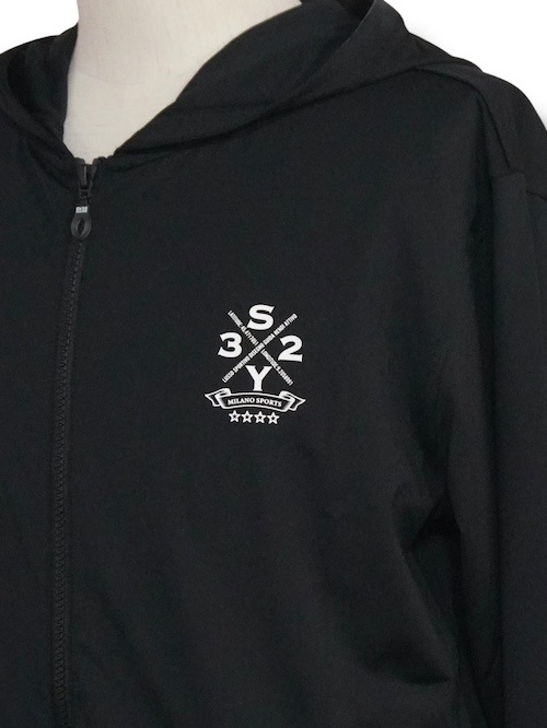 ZIPաǥ RUSH GUARD ZIP HOODIE BLACK SY32 by SWEET YEARS 磻ƥȥХȥ䡼
