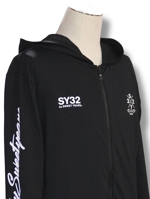 ZIPաǥ RUSH GUARD ZIP HOODIE BLACK SY32 by SWEET YEARS 磻ƥȥХȥ䡼