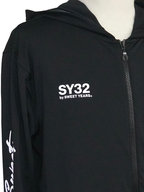 ZIPաǥ RUSH GUARD ZIP HOODIE BLACK SY32 by SWEET YEARS 磻ƥȥХȥ䡼