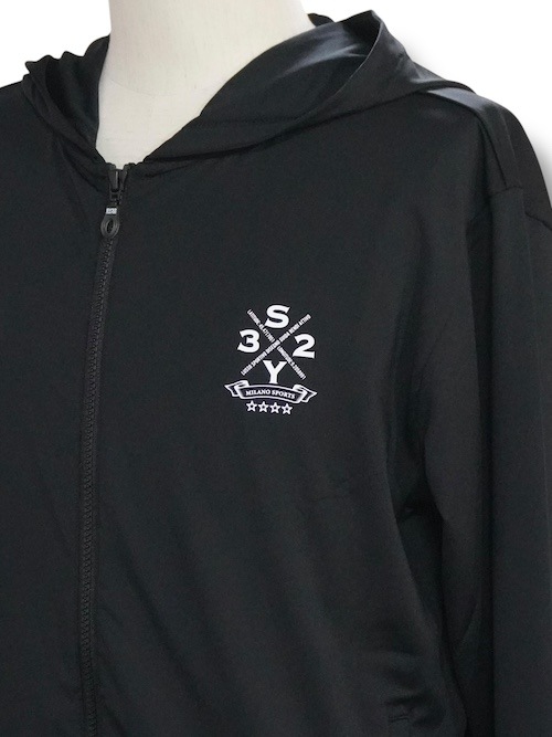 ZIPաǥ RUSH GUARD ZIP HOODIE BLACK SY32 by SWEET YEARS 磻ƥȥХȥ䡼