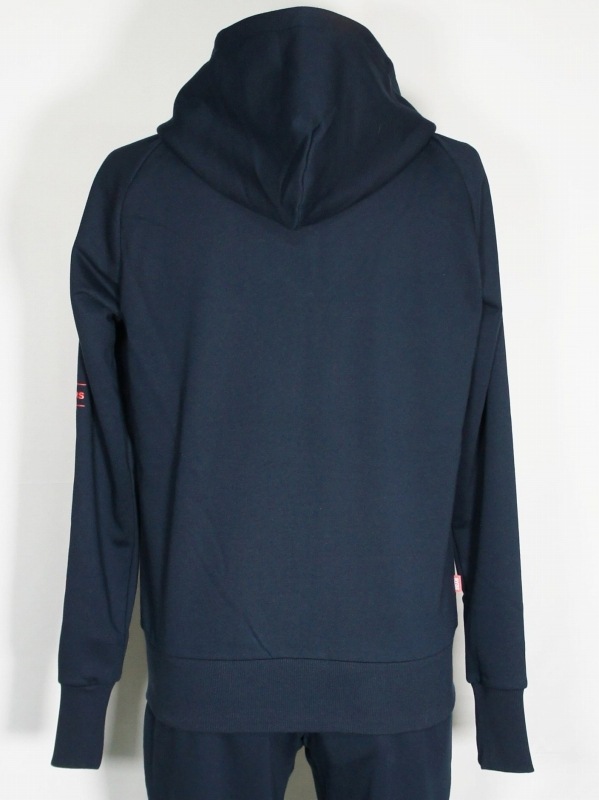 SY32 by SWEET YEARS��SHIELD LOGO ZIP HOODIE��NAVY