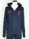 SY32 by SWEET YEARS��SHIELD LOGO ZIP HOODIE��NAVY