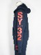 SY32 by SWEET YEARS��SHIELD LOGO ZIP HOODIE��NAVY
