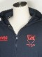 SY32 by SWEET YEARS��SHIELD LOGO ZIP HOODIE��NAVY