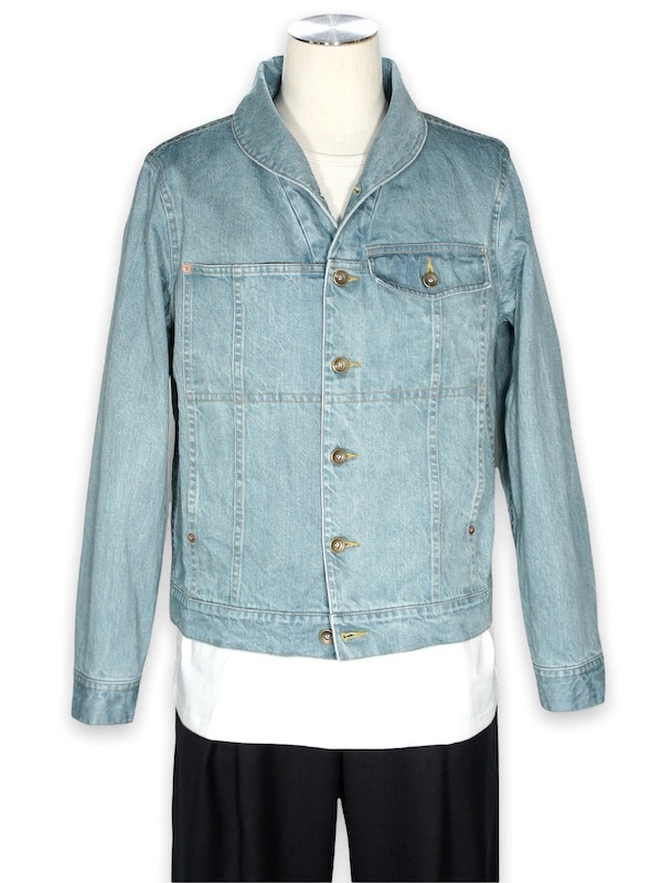 eofm��DENIM SHORT JACKET�� BLUE GRAY�ڥ����ե��