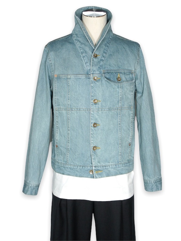 eofm��DENIM SHORT JACKET�� BLUE GRAY�ڥ����ե��