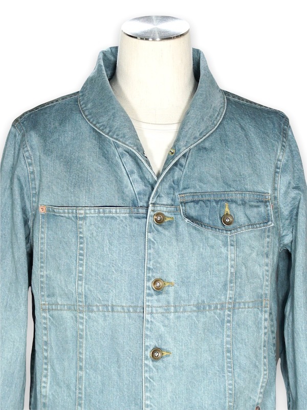 eofm��DENIM SHORT JACKET�� BLUE GRAY�ڥ����ե��