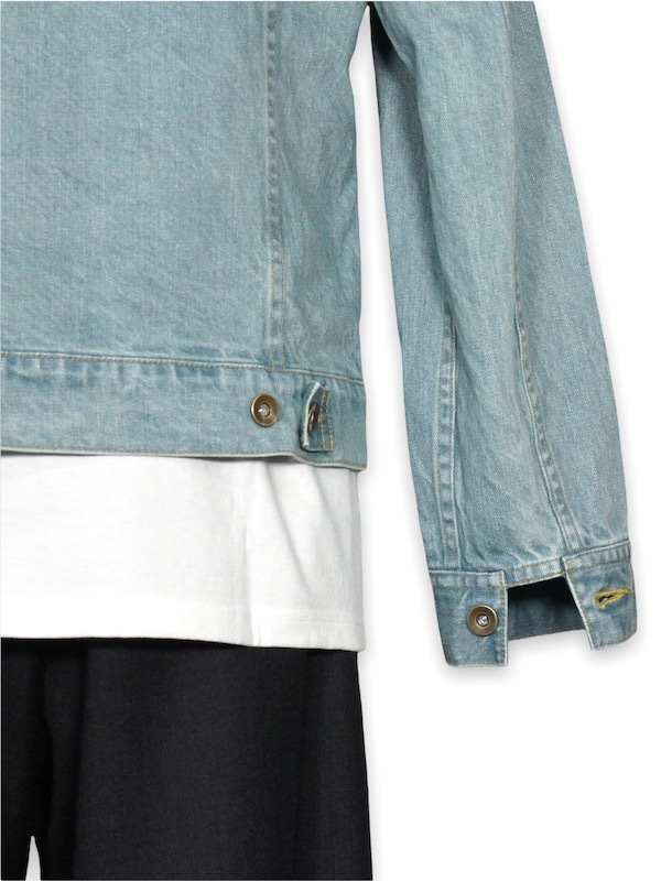 eofm��DENIM SHORT JACKET�� BLUE GRAY�ڥ����ե��