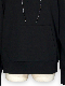 SY32 by SWEET YEARS��SLASH BIG LOGO PO HOODIE��BLACK��WHITE