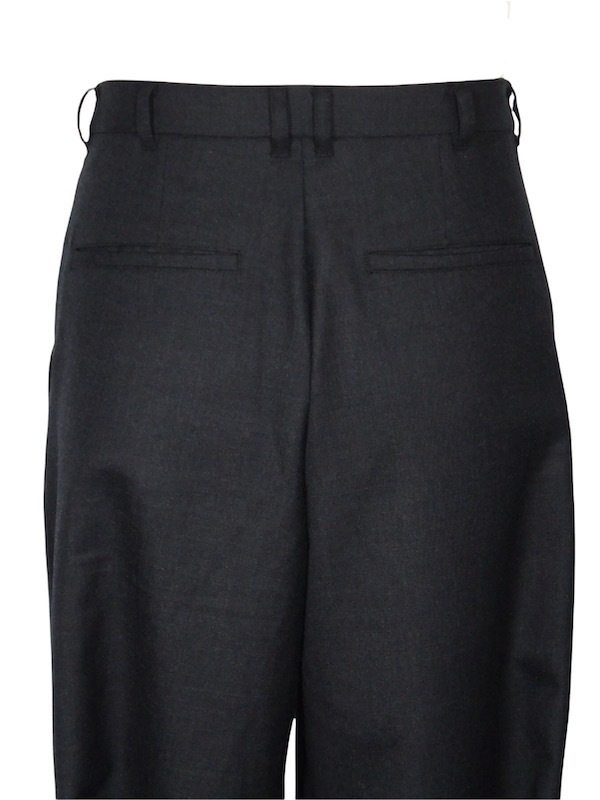 eofm「WIDE PANTS WOOL SURGE」 CHACOAL【イオフム】 | ボトムス 