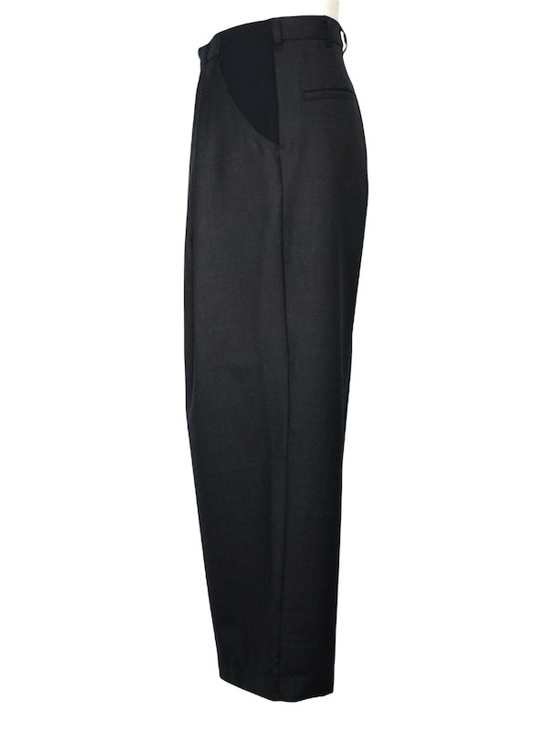 eofm「WIDE PANTS WOOL SURGE」 CHACOAL【イオフム】 | ボトムス 