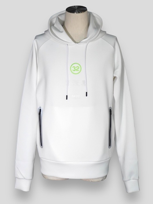 PO�ա��ǥ��� DOUBLE KNIT EMBROIDERY LOGO P/O HOODIE WHITE SY32 by SWEET YEARS �����磻�����ƥ��ȥ��Х����������ȥ��䡼��