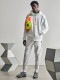 PO�ա��ǥ��� DOUBLE KNIT EMBROIDERY LOGO P/O HOODIE WHITE SY32 by SWEET YEARS �����磻�����ƥ��ȥ��Х����������ȥ��䡼��