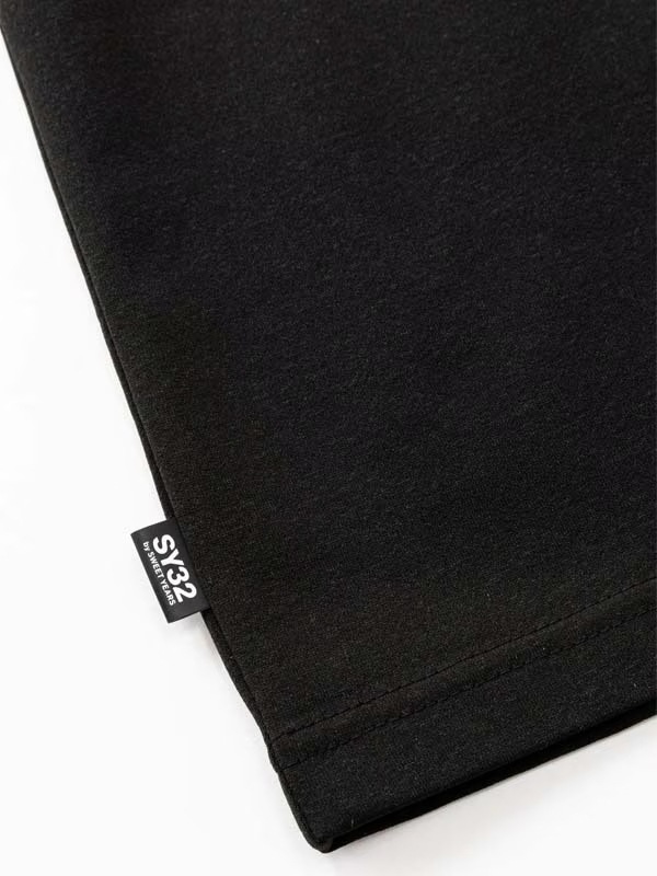 T����� VERTICAL LOGO TEE BLACK��WHITE SY32 by SWEET YEARS �����磻�����ƥ��ȥ��Х����������ȥ��䡼��