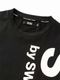 T����� VERTICAL LOGO TEE BLACK��WHITE SY32 by SWEET YEARS �����磻�����ƥ��ȥ��Х����������ȥ��䡼��