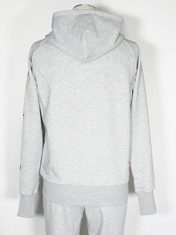 SY32 by SWEET YEARS��SHIELD LOGO ZIP HOODIE��GRAY