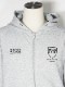 SY32 by SWEET YEARS��SHIELD LOGO ZIP HOODIE��GRAY