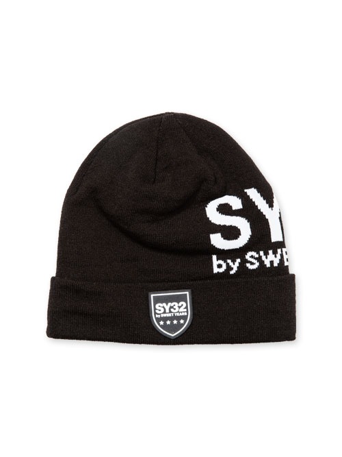 SY32 by SWEET YEARS ��JACQUAD KNIT BEANIE��BLACK�ڥ����磻�����ƥ��ȥ��Х����������ȥ��䡼�����˥åȥӡ��ˡ����֥�å���