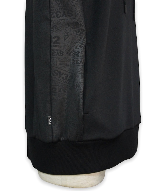 SY32 by SWEET YEARS��DOUBLE KNIT EMBOSS LOGO P/O HOODIE��BLACK��BLACK�ڥ����磻�����ƥ��ȥ��Х����������ȥ��䡼����