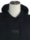 SY32 by SWEET YEARS��DOUBLE KNIT EMBOSS LOGO P/O HOODIE��BLACK��BLACK�ڥ����磻�����ƥ��ȥ��Х����������ȥ��䡼����