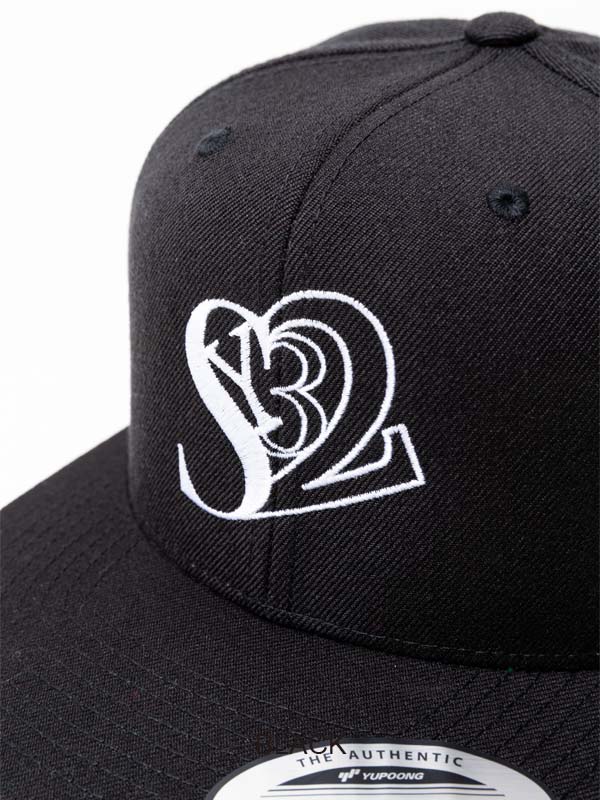 キャップ ブラック SYMBOLIC MARK SNAPBACK CAP BLACK SY32 by SWEET