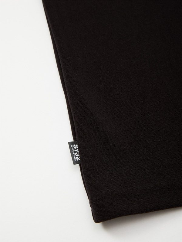 ĹµT����� FLOCKY BOX LOGO FLEECE L/S TEE  BLACK SY32 by SWEET YEARS �����磻�����ƥ��ȥ��Х����������ȥ��䡼��