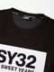 ĹµT����� FLOCKY BOX LOGO FLEECE L/S TEE  BLACK SY32 by SWEET YEARS �����磻�����ƥ��ȥ��Х����������ȥ��䡼��