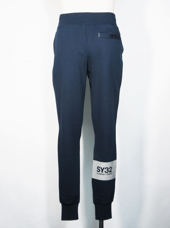 SY32 by SWEET YEARS��WORLD STAR SWEAT PANTS��NAVY