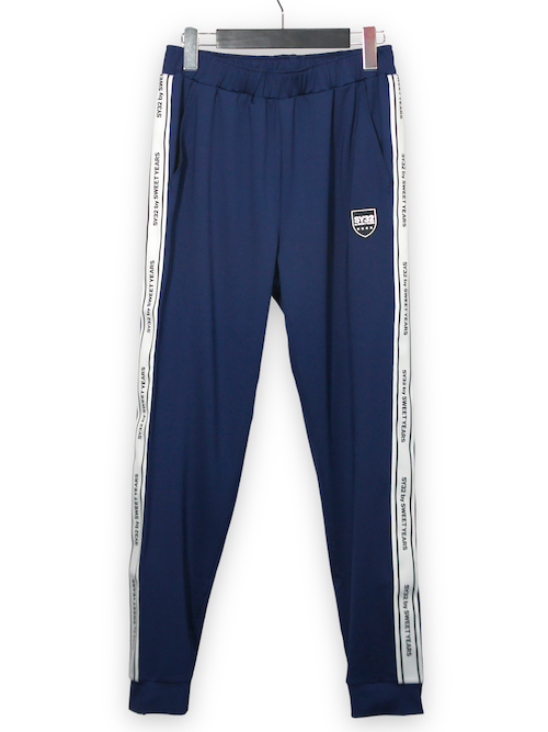 70%OFF �ȥ�å��ѥ�� LINE TAPE TRACK PANTS NAVYSY32 by SWEET YEARS