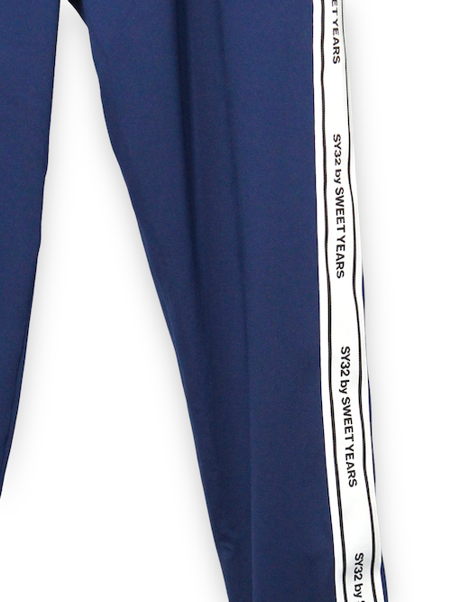 70%OFF �ȥ�å��ѥ�� LINE TAPE TRACK PANTS NAVYSY32 by SWEET YEARS