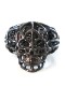 Velvet Lounge STARDUST BUMPER SKULL RING BLACK