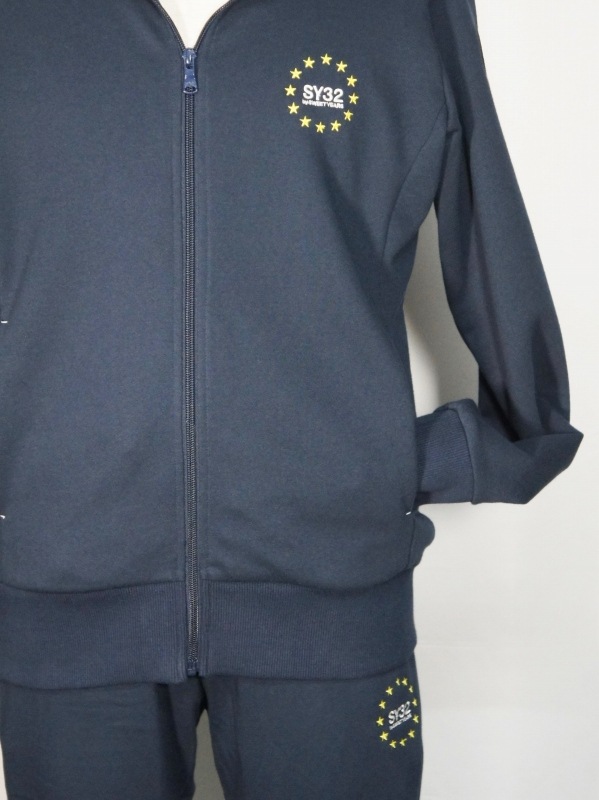 SY32 by SWEET YEARS��WORLD STAR ZIP HOODIE��NAVY